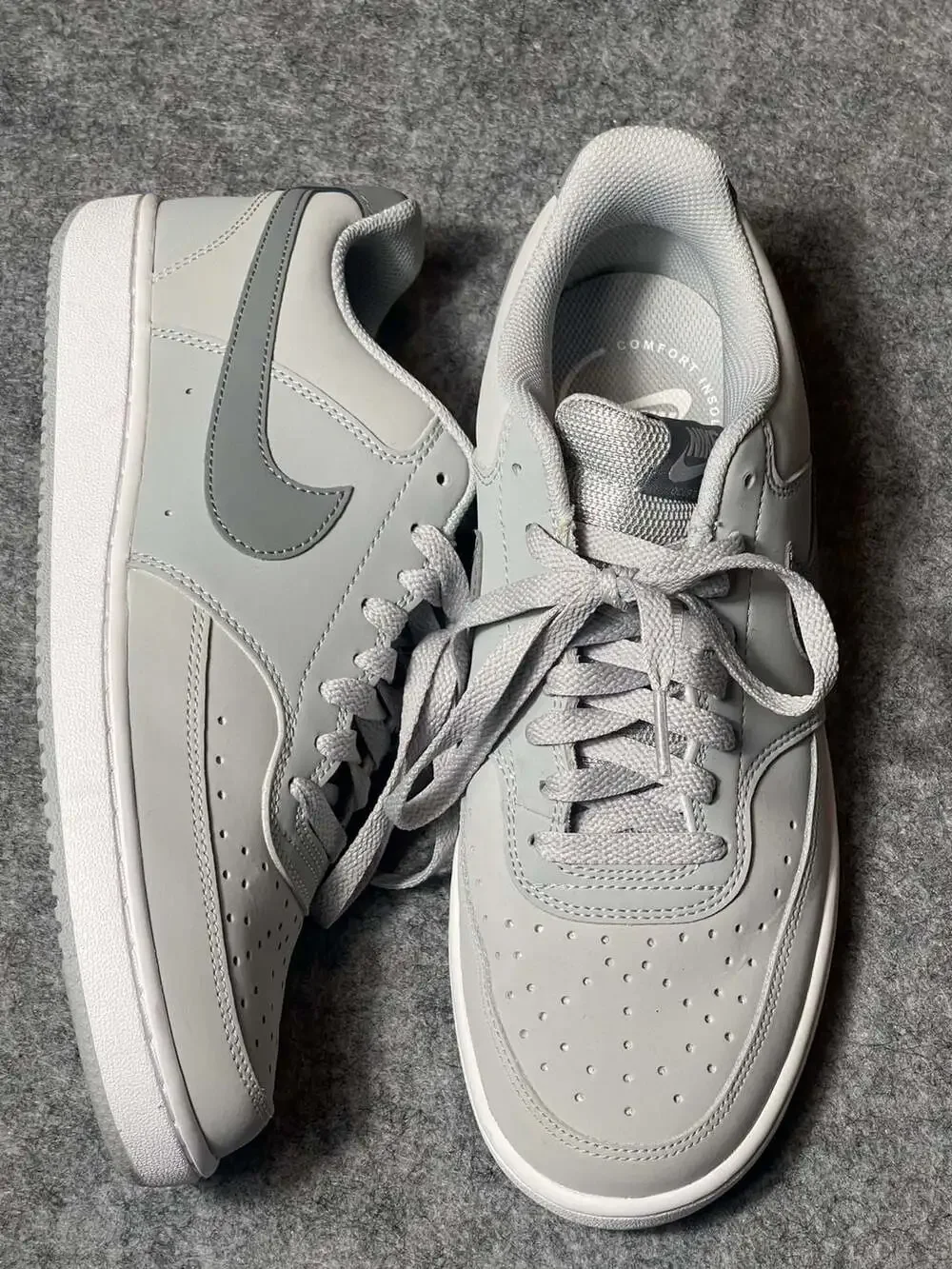 Nike Court Vision Low Men's Sneakers Wolf Grey Size 8